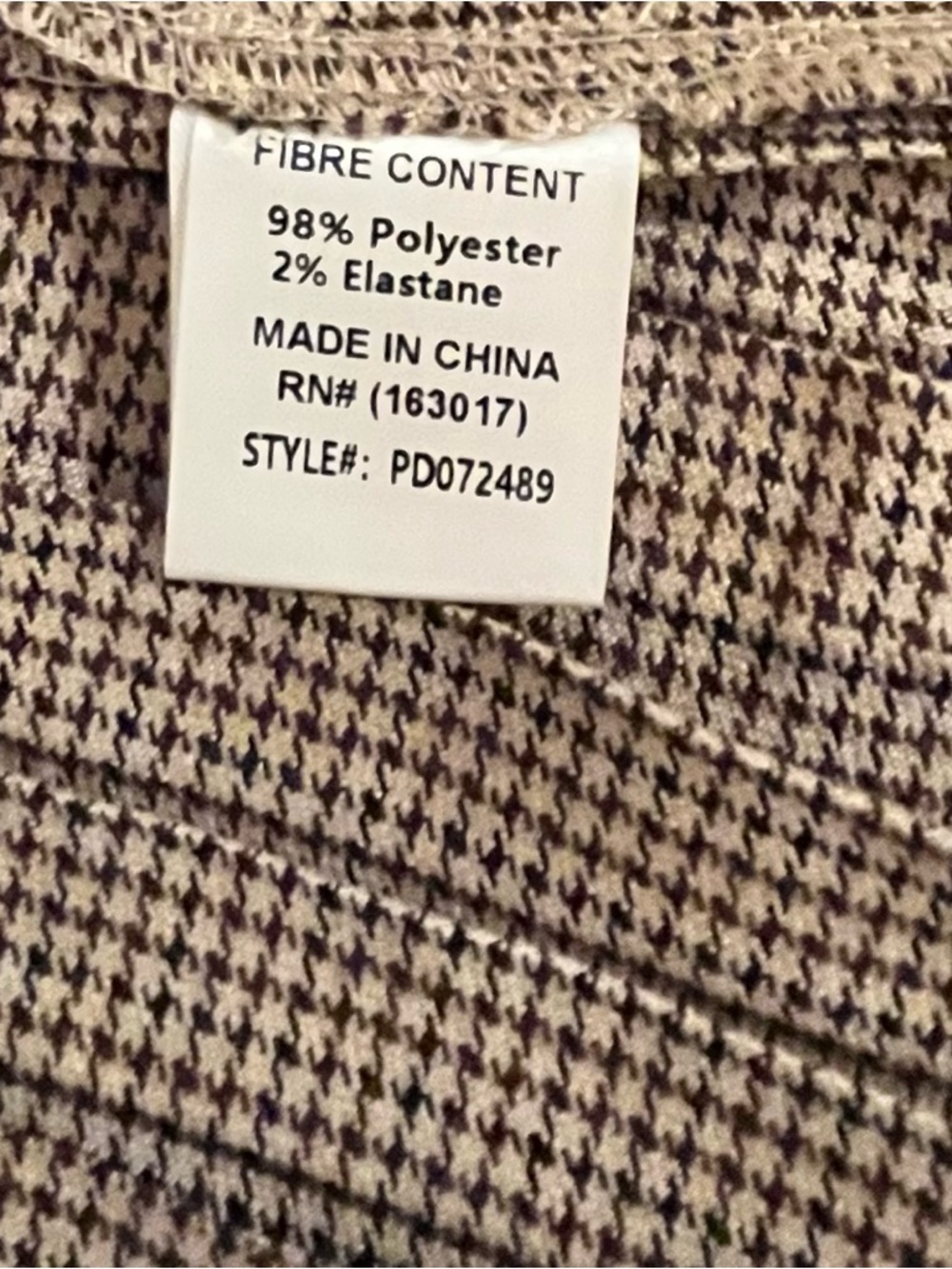 Princess Polly- Pleated Houndstooth Miniskirt. Size: 4 - Picture 10 of 10